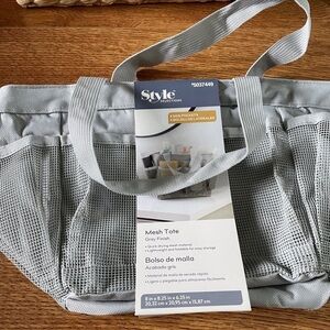 Style Quick-dry Mesh Tote gray finish bag